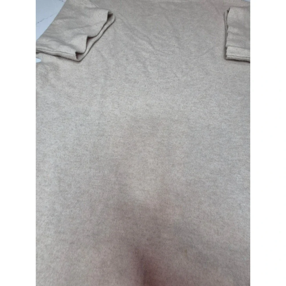 Tory Burch 100 Cashmere Sweater Dress‎ Beige Size M Style 3819